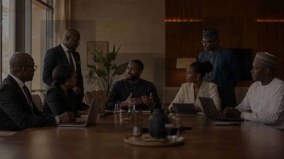 Comité de direction africain en session privée